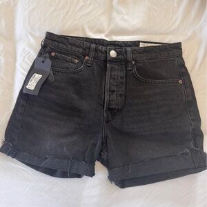 rag & bone Black Jean Shorts